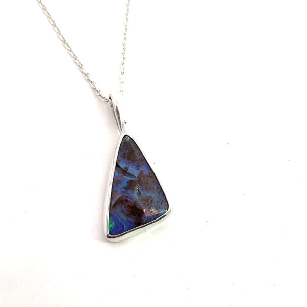 Boulder Opal Simple Necklace