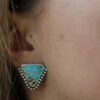 Turquoise  Statement Studs - Image 3