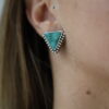 Turquoise  Statement Studs - Image 3